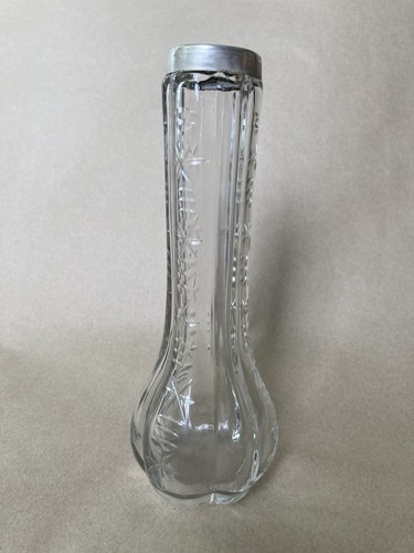 Edwardian cut glass - cut, bud
