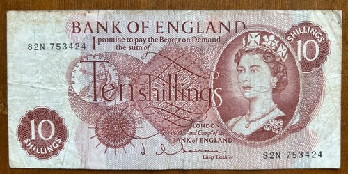 Bank england 10s ten - england,