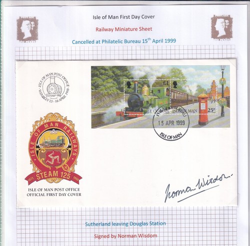 Norman wisdom signed isle - norman,