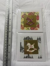 set of 2 handmade Christmas