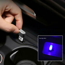 1x Mini Blue Car Interior USB