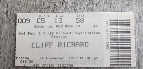 Cliff richard tour - cliff,