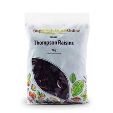 Organic Thompson Raisins 1kg | BWFO | Free UK Mainland P&P