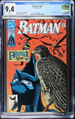 Batman 449 graded cgc - batman,