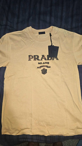 Prada milano logo - beige, crew