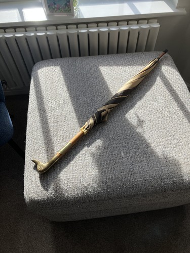 Vintage umbella wood and - ,