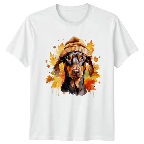 Doberman dog knit - doberman,