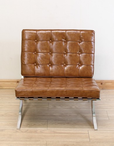 Tan barcelona chair mies - chair, van