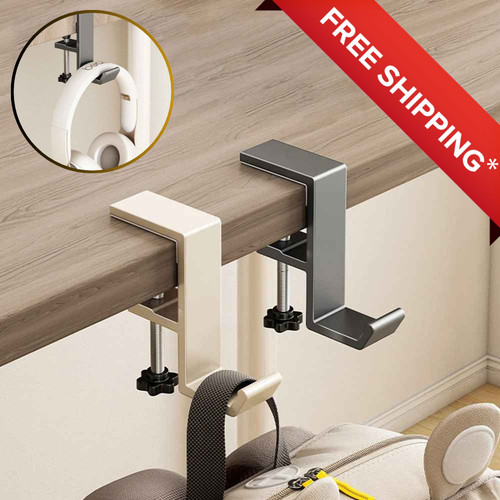 Desk bag hook hanging holder - desk,