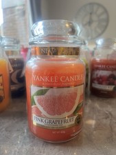 Yankee Candle Pink Grapefruit Large - Classic Label - NEW- Retired Scent - RARE