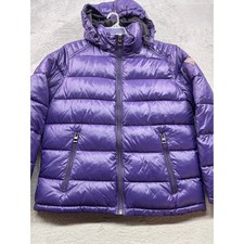 Guess Womens Purple Puffer