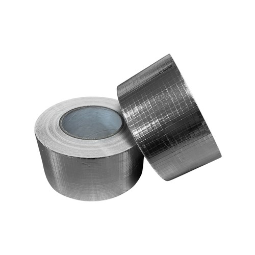 Aluminium tape scrim mesh - aluminium, 70mm