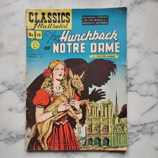 1951 Classics Illustrated #18 The Hunchback of Notre Dame vintage comic 