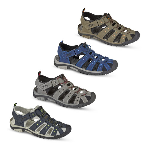 Mens hiking sandals closed toe - sandals,