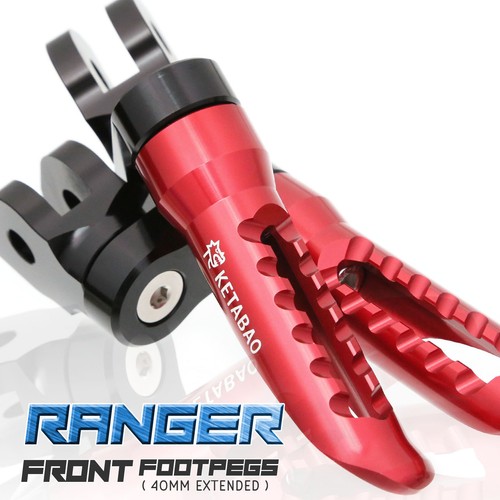 Red ranger front foot - red, pegs