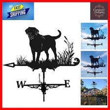 50cm Durable Metal Weather Vane - Stylish Wind Direction Indicator for Gardens