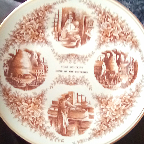 Edwards china decorative plate - edwards,