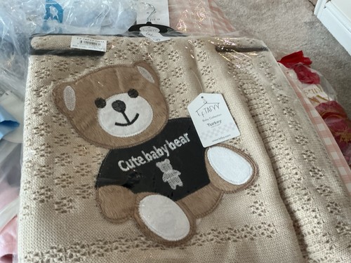 Taffy baby teddy - bear, knitted
