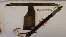 Steampunk Faux Leather Drop