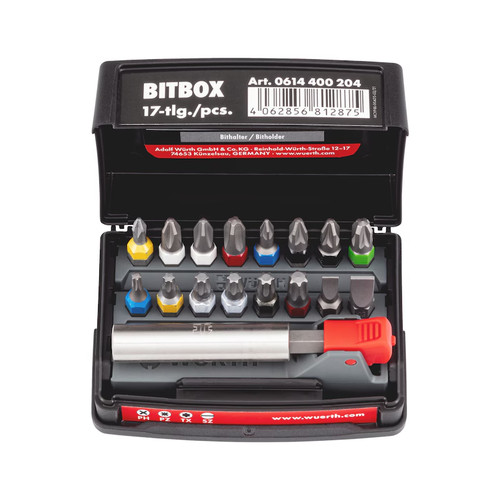 Wurth tool assortment bit - tool, box