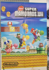 Nintendo Promo Poster 2009–Mario Bros & Zelda Spirit Tracks, Double Sided, Rare
