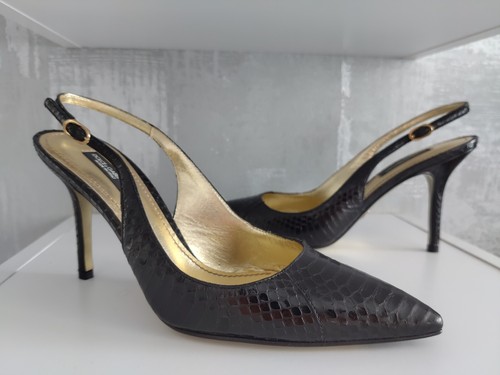 Dolce gabbana black python - black,