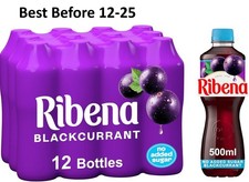 12X500ml Ribena Blackcurrant