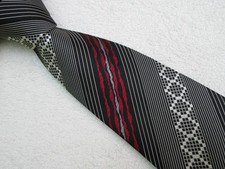 VINTAGE WIDE KIPPER GREY BLACK