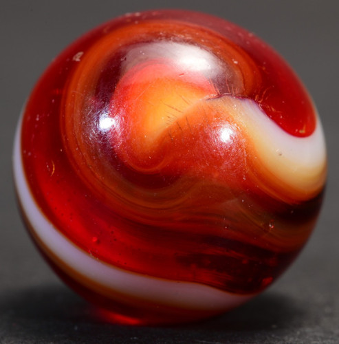 Akro agate corkscrew marble - agate,