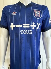 Ipswich Town Signed Home Shirt 24/25 Full Squad