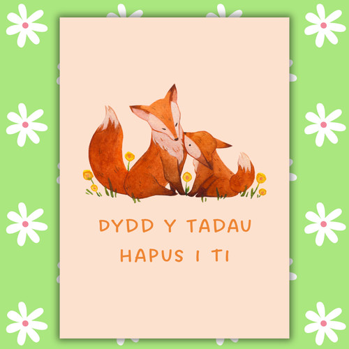 Welsh language father day - welsh,
