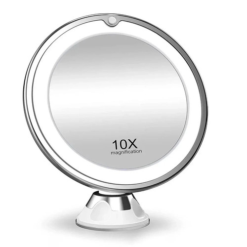 10x magnifying mirror - magnifying, with