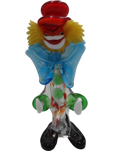 Murano glass clown - clown, figurine