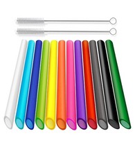 12 PCS Straws  Wide Jumbo Boba