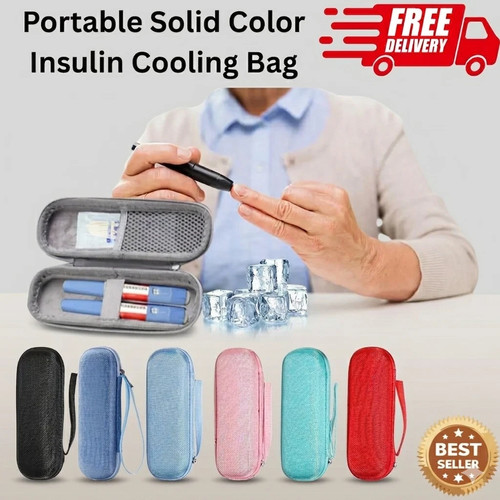 Portable insulin cooler travel - cooler,