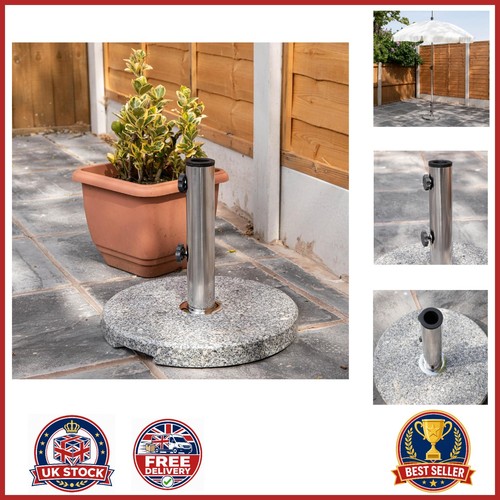 Round granite parasol - granite,