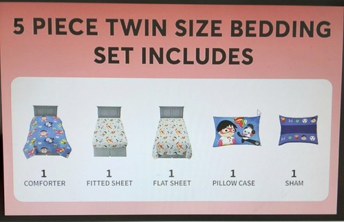 Ryan world twin size bedding - world,