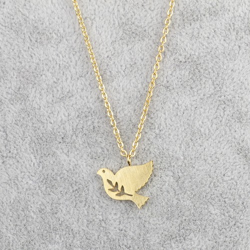 Peace dove with - with, engraved