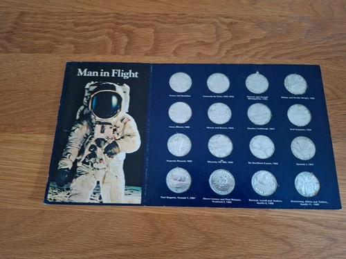 1970s man flight coin set - flight,