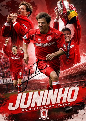 Juninho middlesbrough signed - juninho,