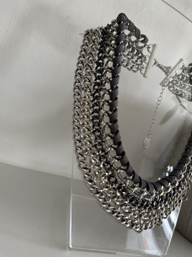 Next silver choker style cuff - next,