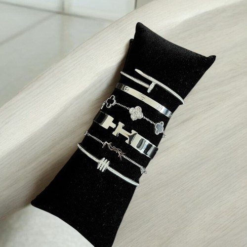 Bracelet stack gold silver - stack,