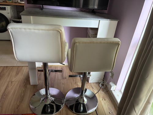 Bar table with adjustable - table,