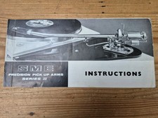 SME Precision Pickup Arm Series II Instructions Brichure Leaflet Original 