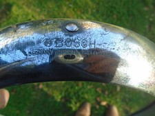 Vintage Bosch Chrome Spot light  Headlight  Headlamp Rim Classic Car,