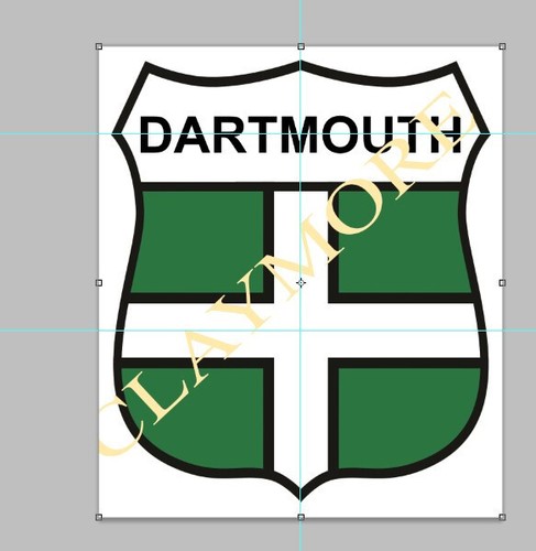 Dartmouth devon car sticker - devon,