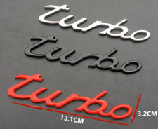 1PCS Chrome Metal Turbo T Car
