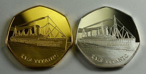 Pair rms titanic silver - titanic, &