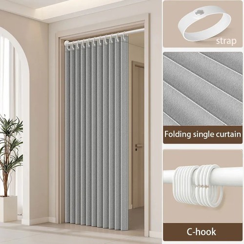 Pvc folding door oak effect - folding,