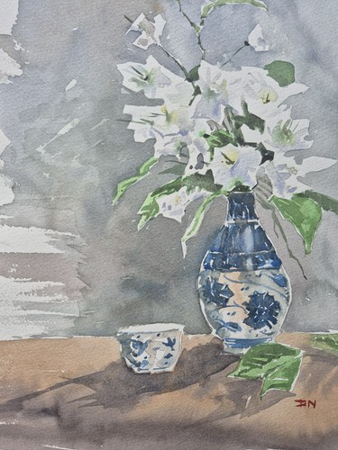 Flowrrs still life watercolour - flowrrs,